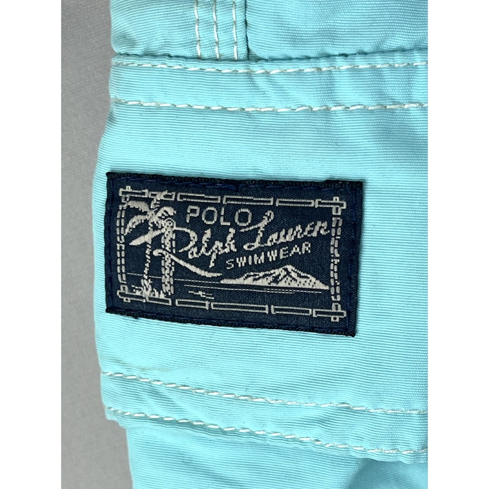 Polo Ralph Lauren Kailua 8.5" inseam blue swim trunks, size S - Picture 4 of 11